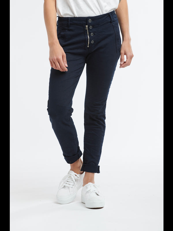 Button Jeans Classic - Black