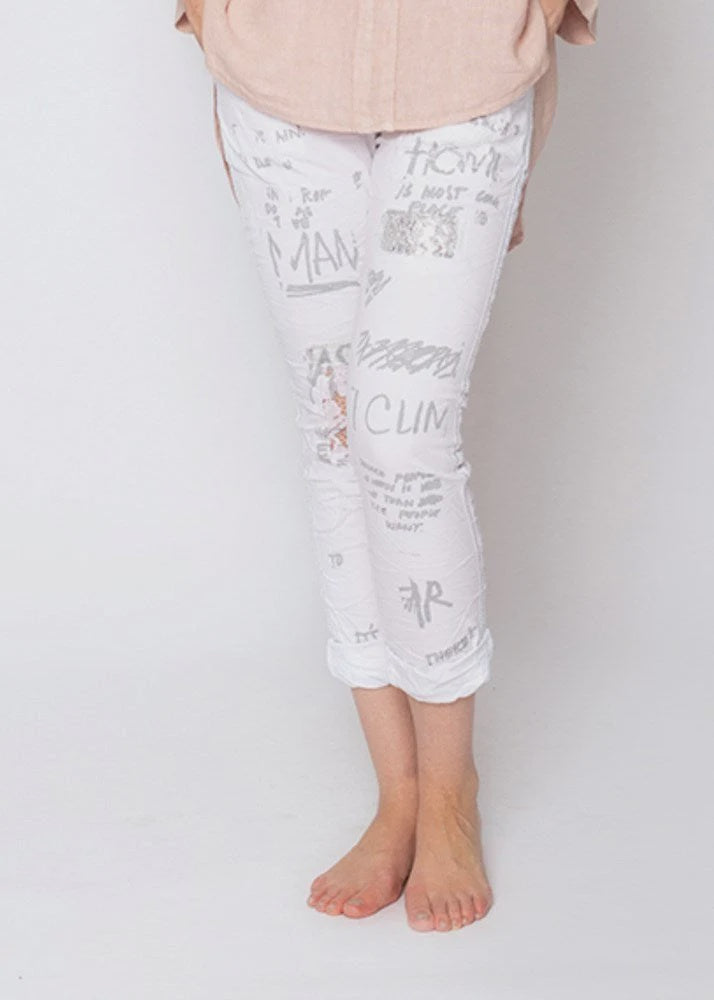 Livia Pants - White